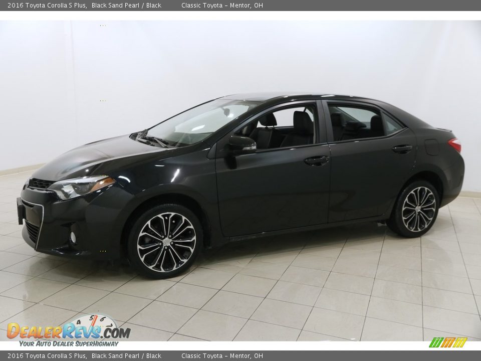 2016 Toyota Corolla S Plus Black Sand Pearl / Black Photo #3