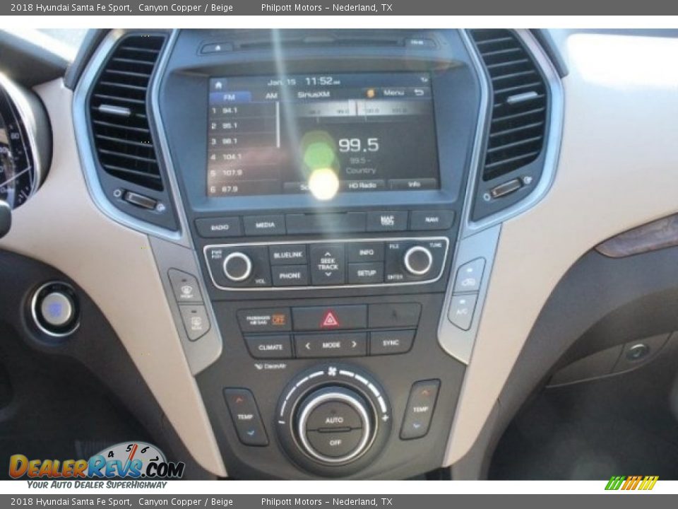 2018 Hyundai Santa Fe Sport Canyon Copper / Beige Photo #17