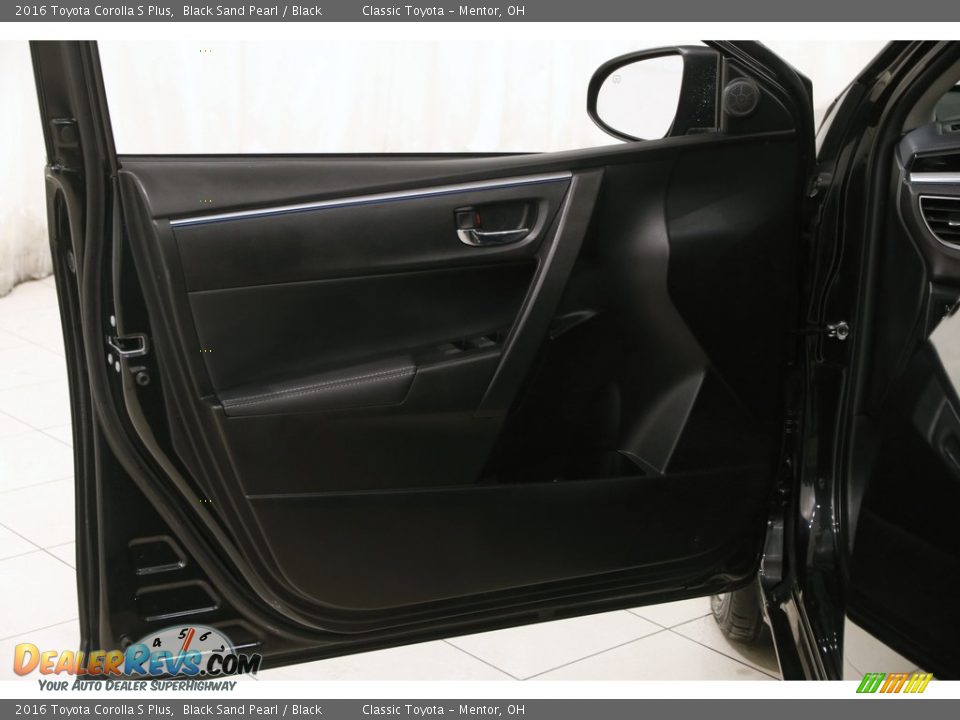 2016 Toyota Corolla S Plus Black Sand Pearl / Black Photo #4