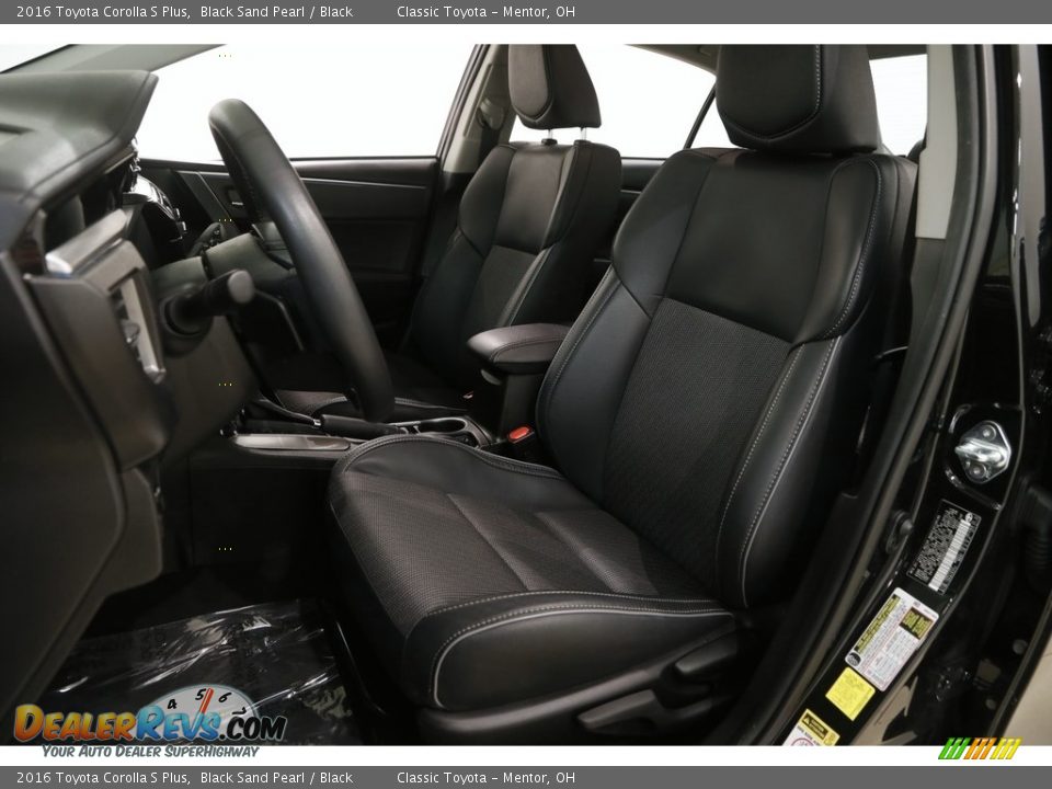2016 Toyota Corolla S Plus Black Sand Pearl / Black Photo #5
