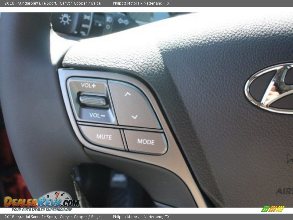 2018 Hyundai Santa Fe Sport Canyon Copper / Beige Photo #20