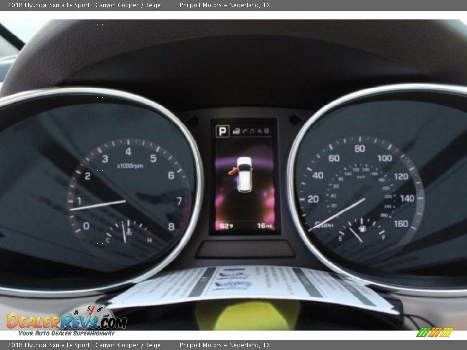 2018 Hyundai Santa Fe Sport Canyon Copper / Beige Photo #22