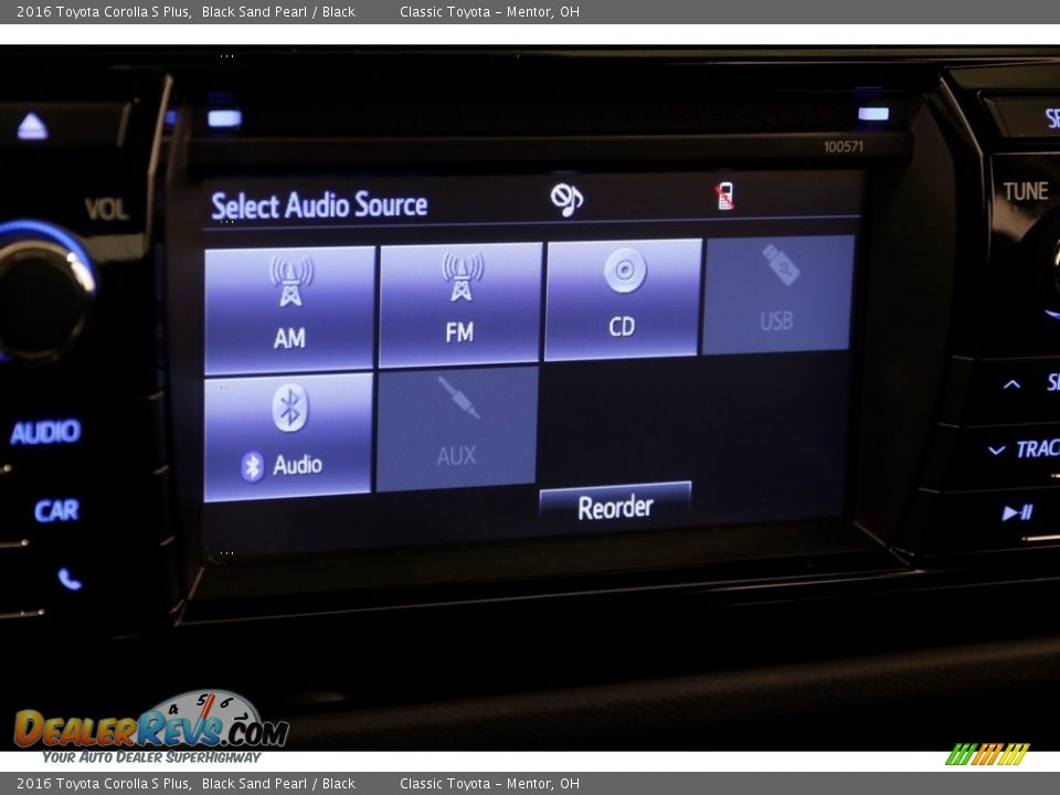 2016 Toyota Corolla S Plus Black Sand Pearl / Black Photo #9