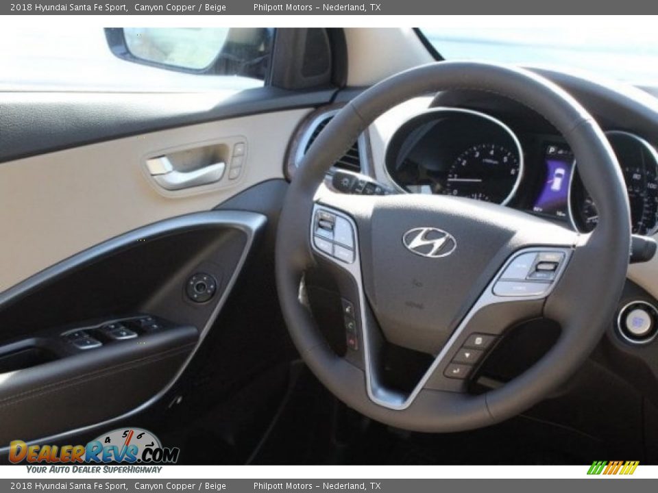 2018 Hyundai Santa Fe Sport Canyon Copper / Beige Photo #27