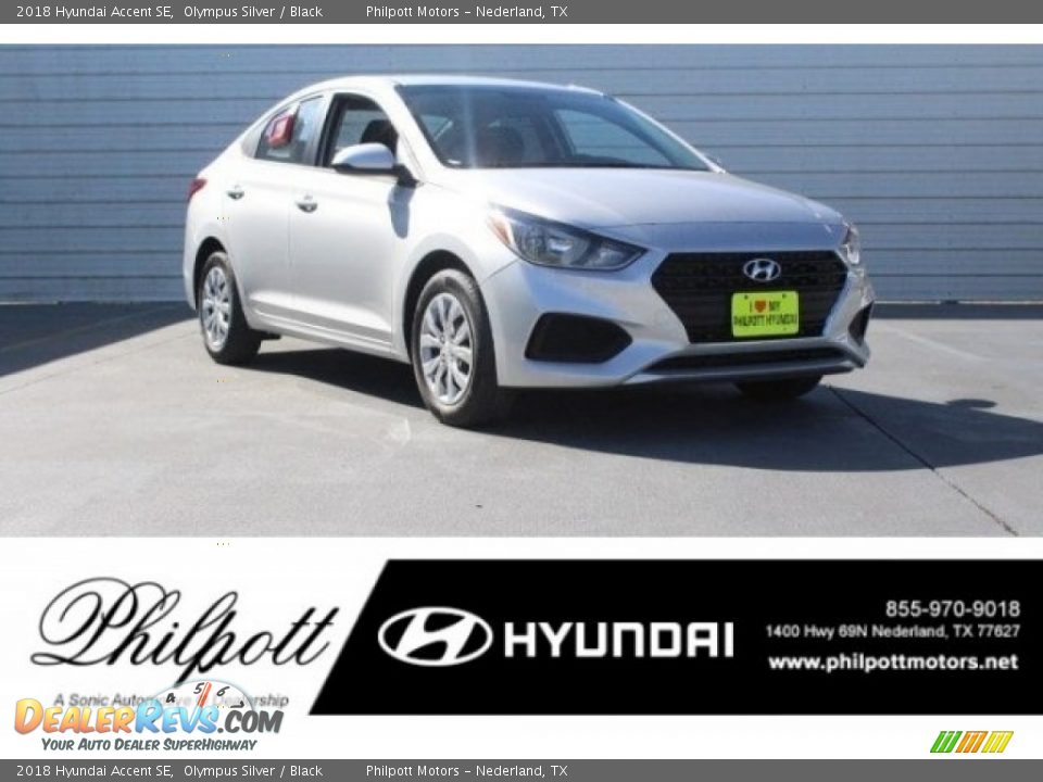 2018 Hyundai Accent SE Olympus Silver / Black Photo #1