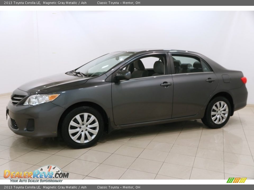 2013 Toyota Corolla LE Magnetic Gray Metallic / Ash Photo #3