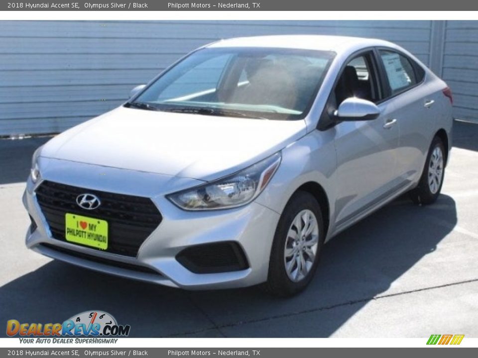 2018 Hyundai Accent SE Olympus Silver / Black Photo #3