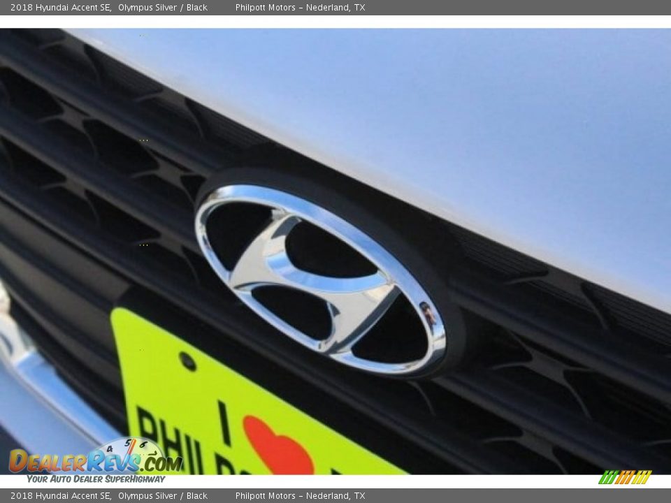 2018 Hyundai Accent SE Olympus Silver / Black Photo #4