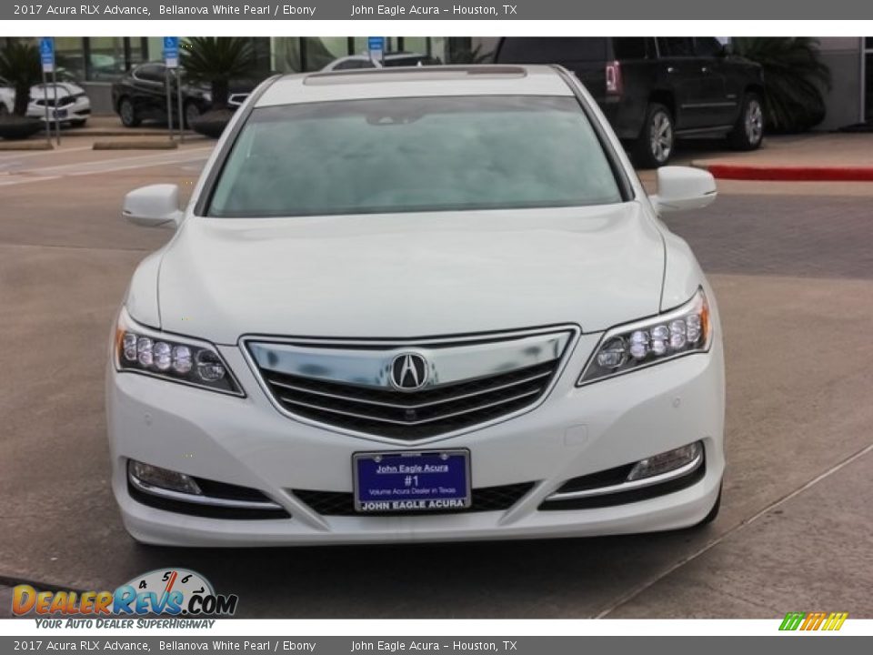 2017 Acura RLX Advance Bellanova White Pearl / Ebony Photo #2