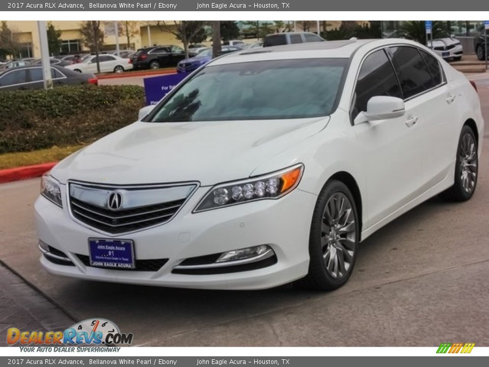 2017 Acura RLX Advance Bellanova White Pearl / Ebony Photo #3