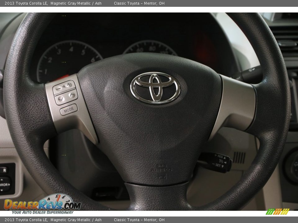 2013 Toyota Corolla LE Magnetic Gray Metallic / Ash Photo #6