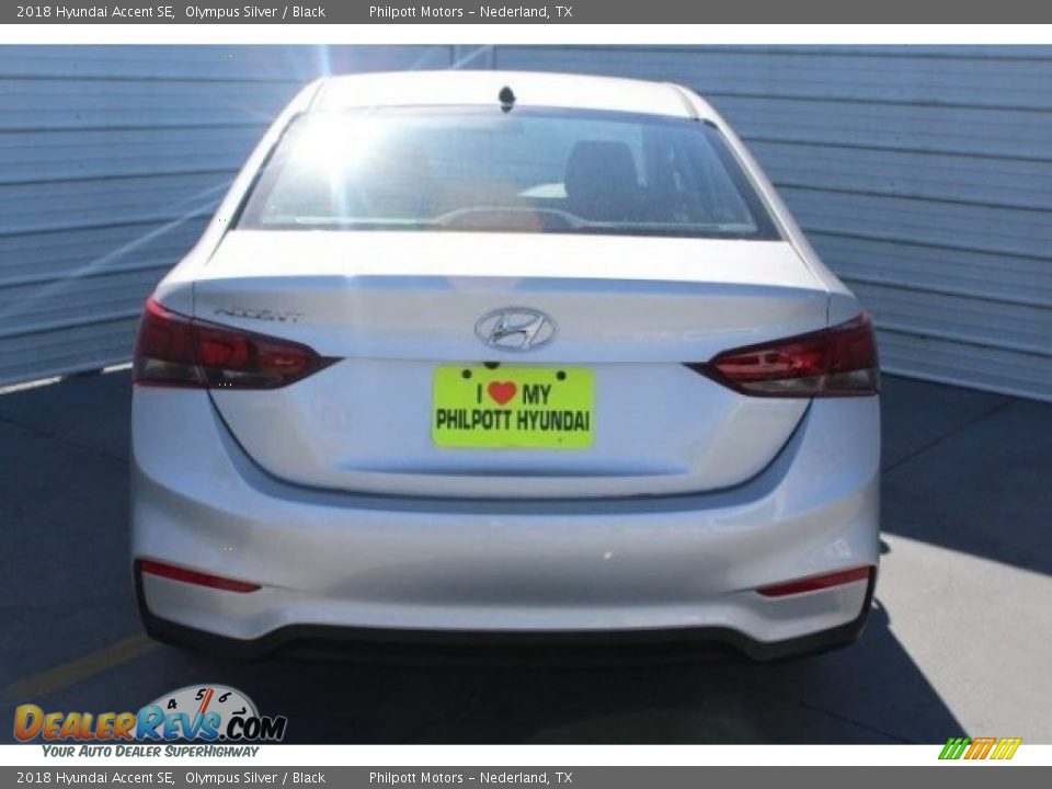 2018 Hyundai Accent SE Olympus Silver / Black Photo #9