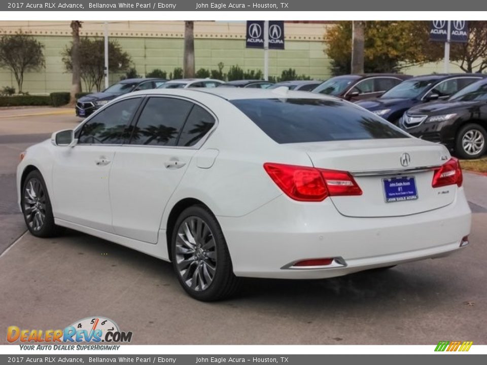 2017 Acura RLX Advance Bellanova White Pearl / Ebony Photo #5