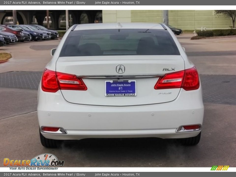 2017 Acura RLX Advance Bellanova White Pearl / Ebony Photo #6