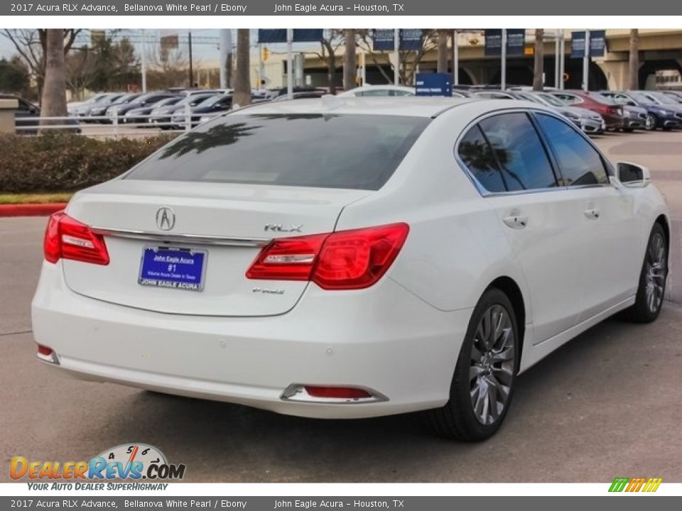 2017 Acura RLX Advance Bellanova White Pearl / Ebony Photo #7