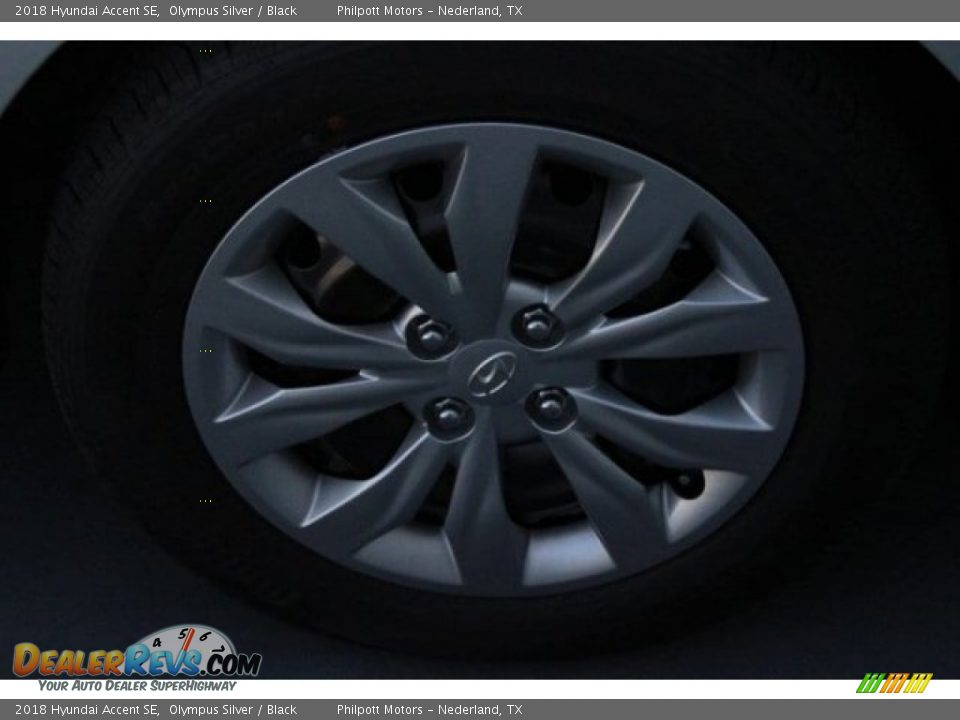2018 Hyundai Accent SE Olympus Silver / Black Photo #12