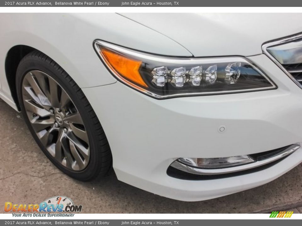 2017 Acura RLX Advance Bellanova White Pearl / Ebony Photo #10