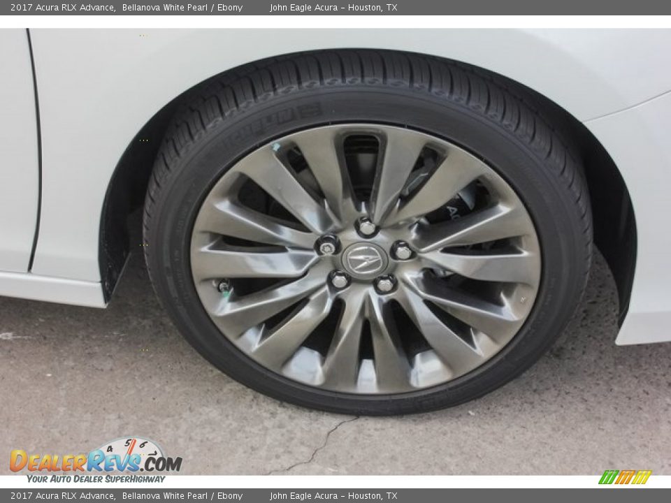 2017 Acura RLX Advance Bellanova White Pearl / Ebony Photo #11