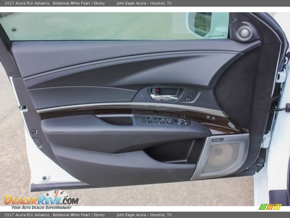 2017 Acura RLX Advance Bellanova White Pearl / Ebony Photo #12