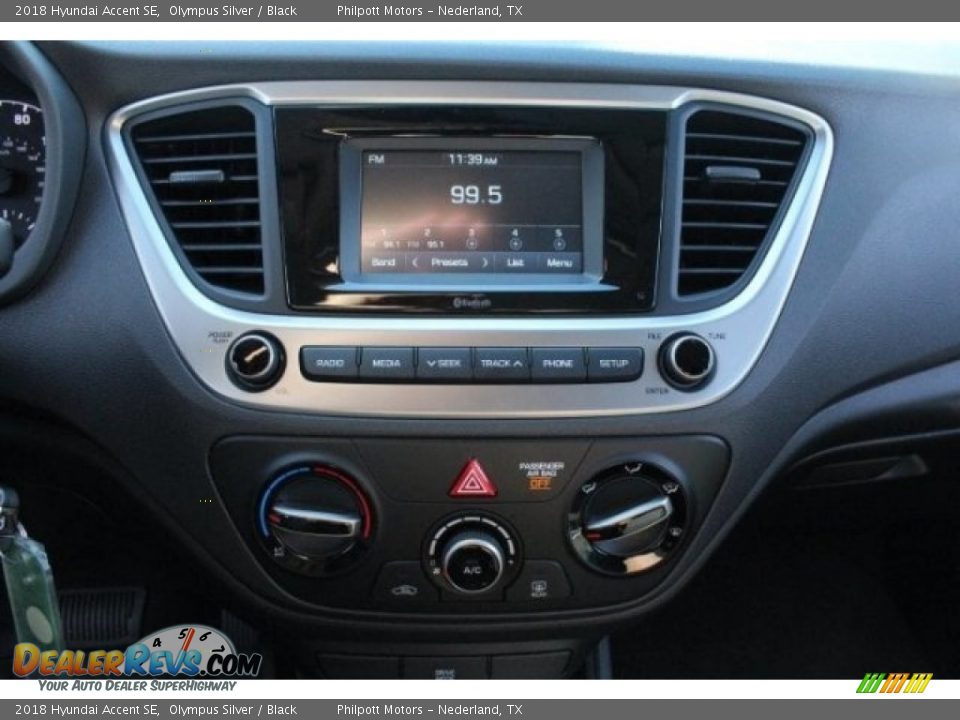 2018 Hyundai Accent SE Olympus Silver / Black Photo #17