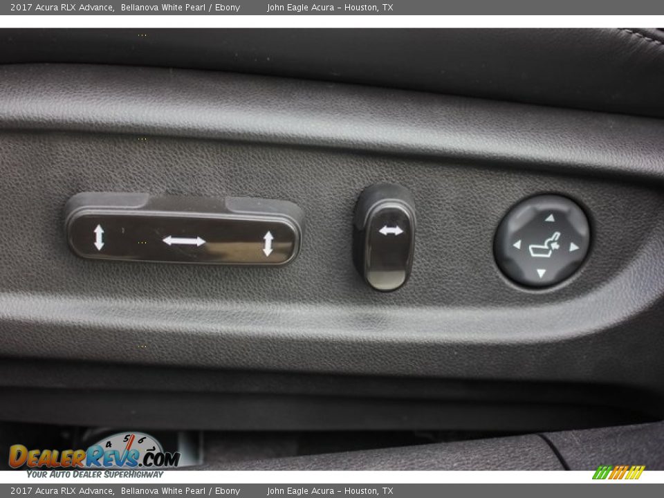2017 Acura RLX Advance Bellanova White Pearl / Ebony Photo #14
