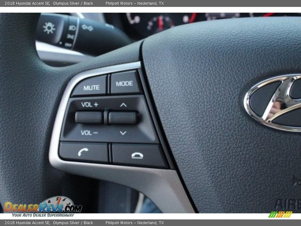 2018 Hyundai Accent SE Olympus Silver / Black Photo #20