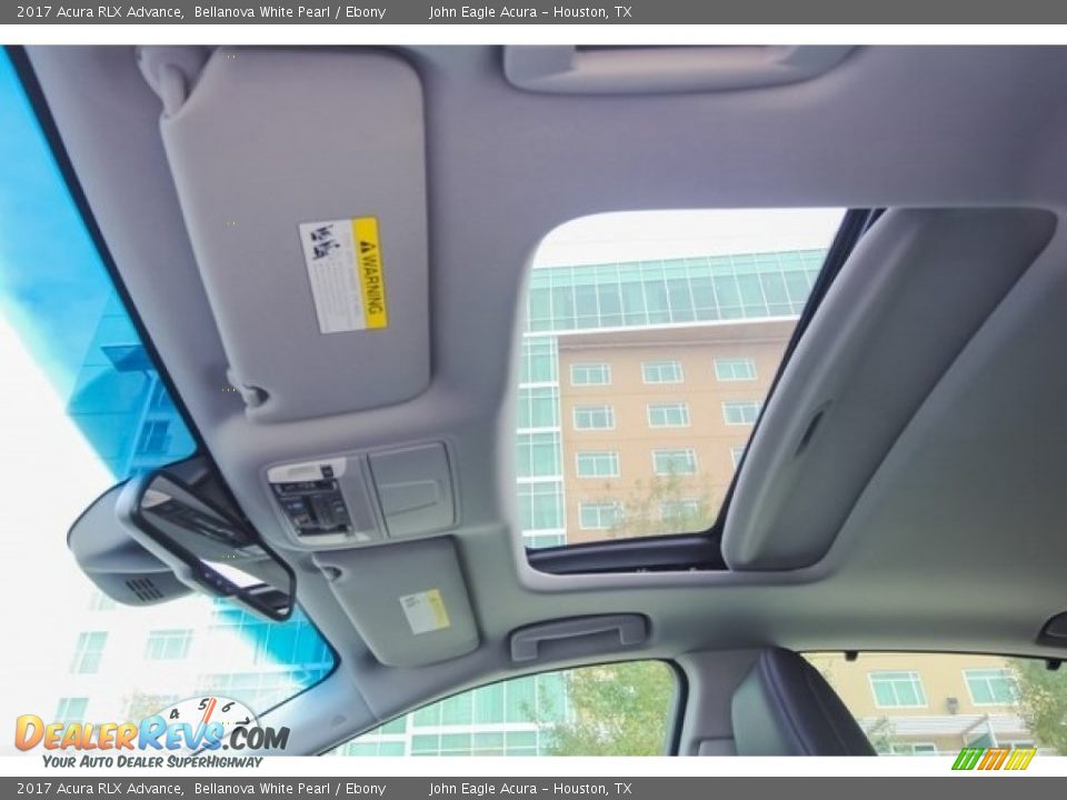 2017 Acura RLX Advance Bellanova White Pearl / Ebony Photo #15