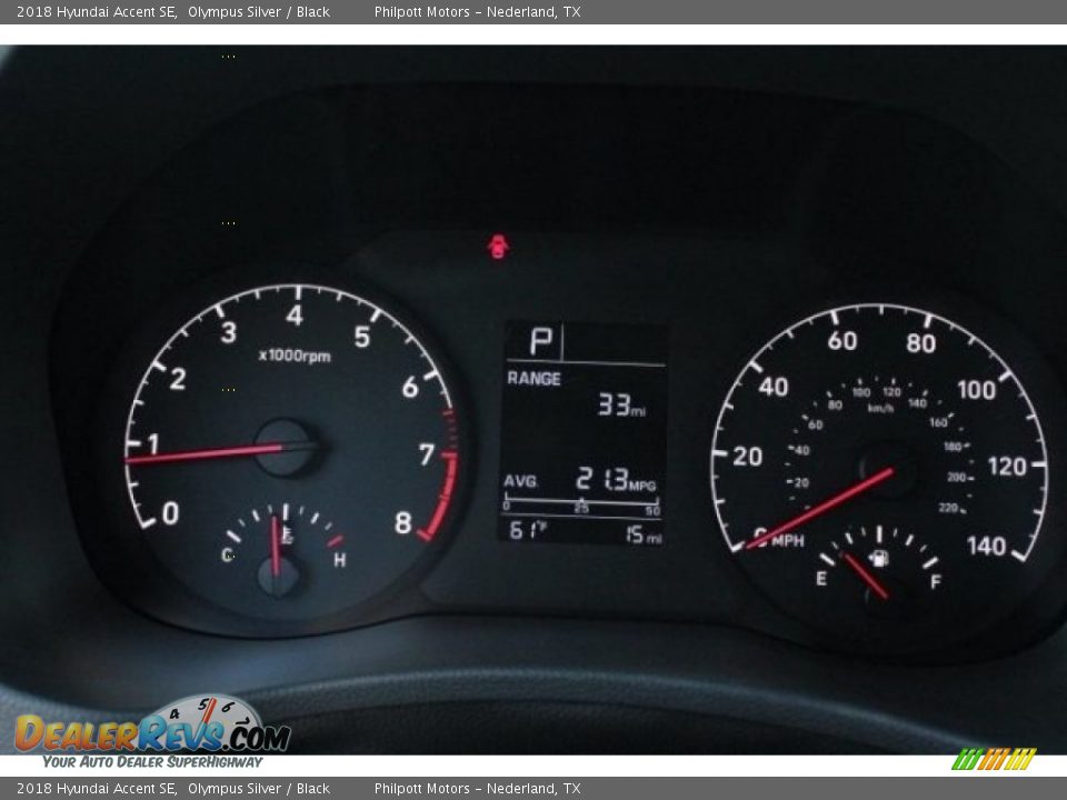 2018 Hyundai Accent SE Olympus Silver / Black Photo #22