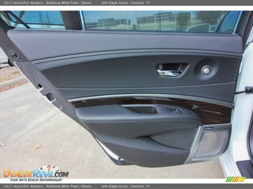 2017 Acura RLX Advance Bellanova White Pearl / Ebony Photo #17