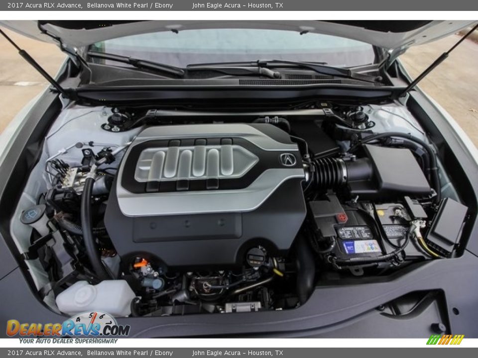2017 Acura RLX Advance Bellanova White Pearl / Ebony Photo #24