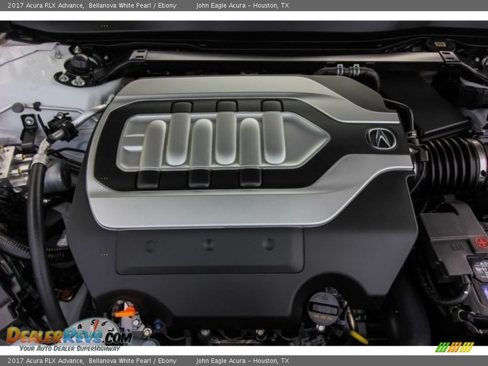 2017 Acura RLX Advance Bellanova White Pearl / Ebony Photo #25