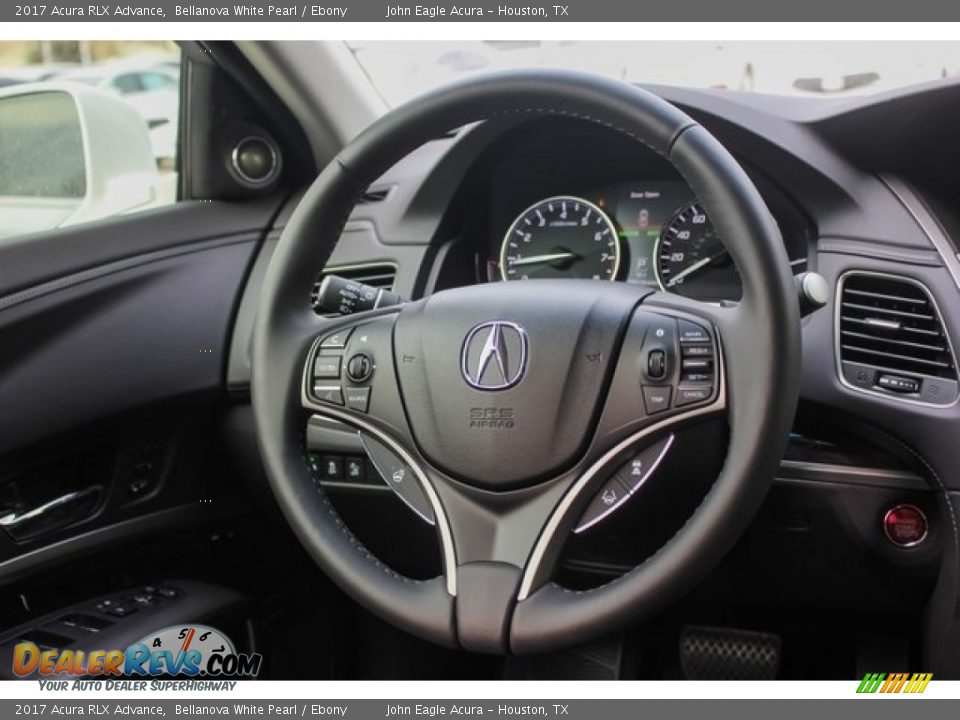 2017 Acura RLX Advance Bellanova White Pearl / Ebony Photo #28