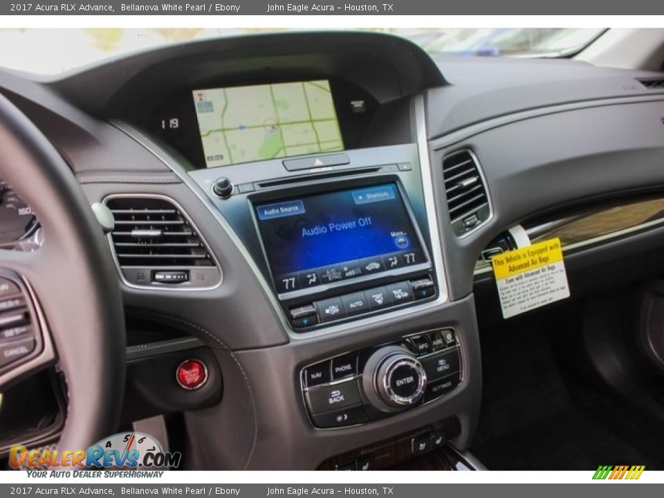 2017 Acura RLX Advance Bellanova White Pearl / Ebony Photo #35