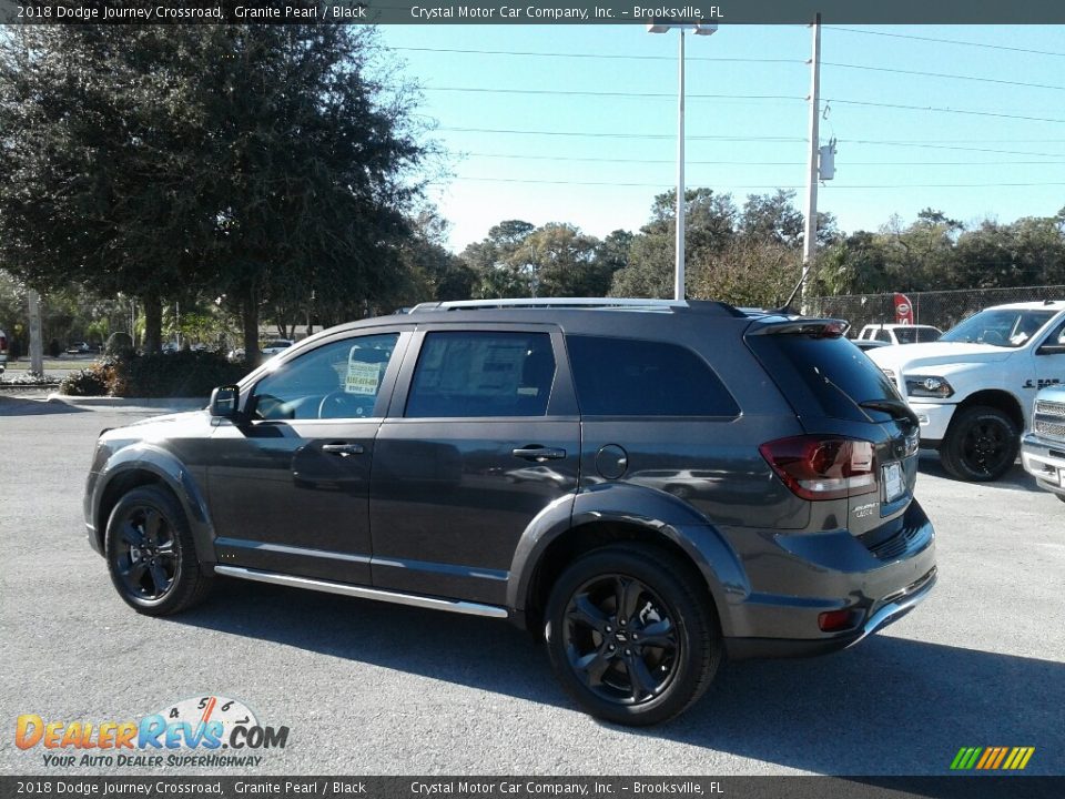 2018 Dodge Journey Crossroad Granite Pearl / Black Photo #3