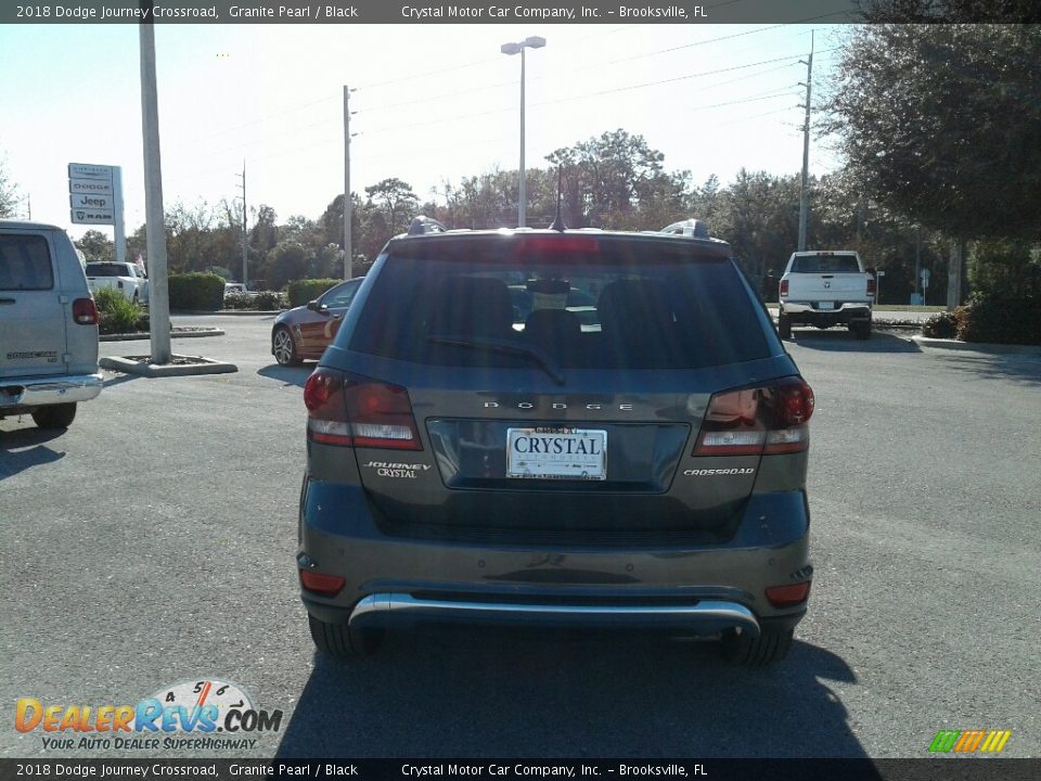 2018 Dodge Journey Crossroad Granite Pearl / Black Photo #4