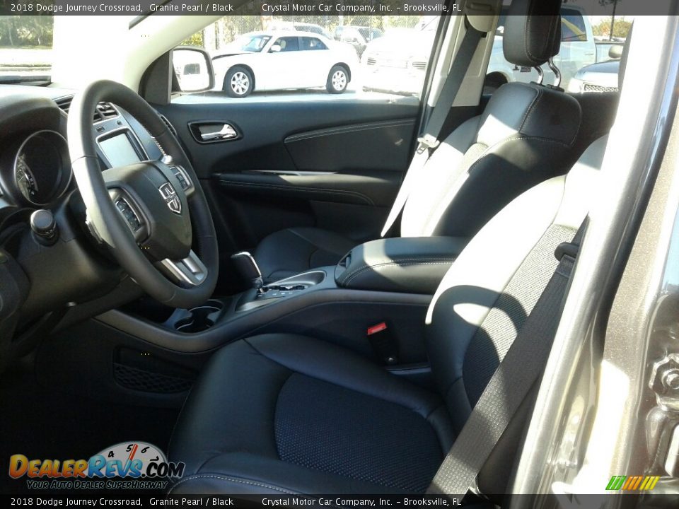 2018 Dodge Journey Crossroad Granite Pearl / Black Photo #9