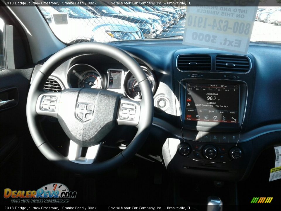 2018 Dodge Journey Crossroad Granite Pearl / Black Photo #13