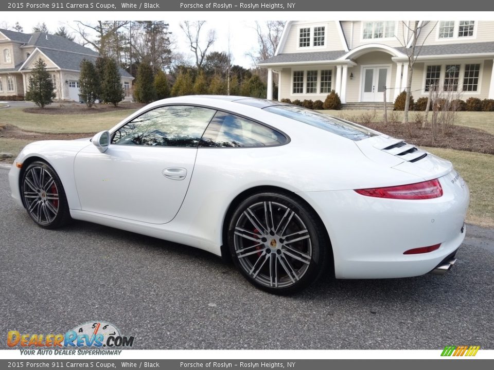 2015 Porsche 911 Carrera S Coupe White / Black Photo #4