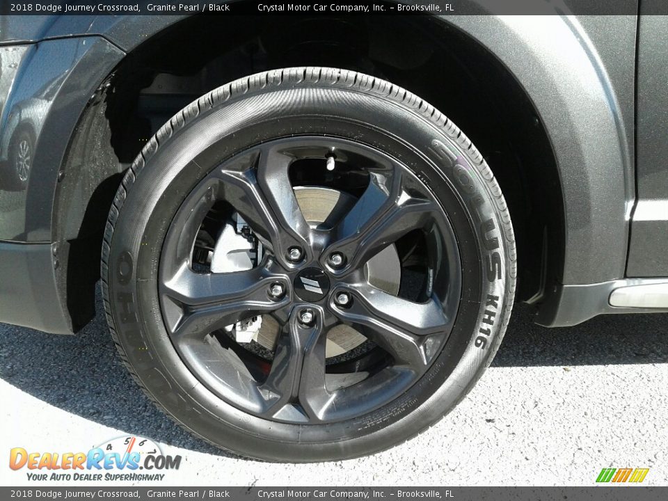 2018 Dodge Journey Crossroad Granite Pearl / Black Photo #20