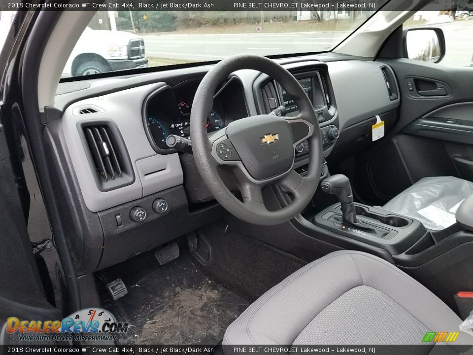 2018 Chevrolet Colorado WT Crew Cab 4x4 Black / Jet Black/Dark Ash Photo #7