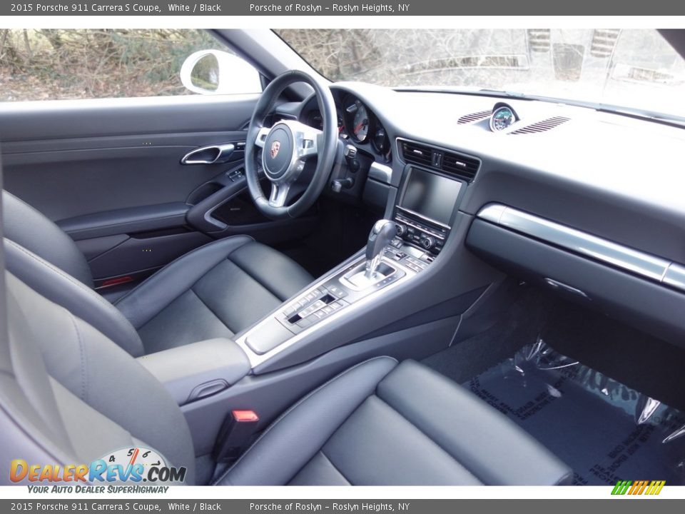 2015 Porsche 911 Carrera S Coupe White / Black Photo #15