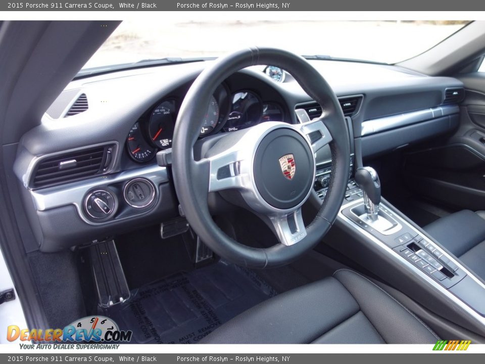 2015 Porsche 911 Carrera S Coupe White / Black Photo #18