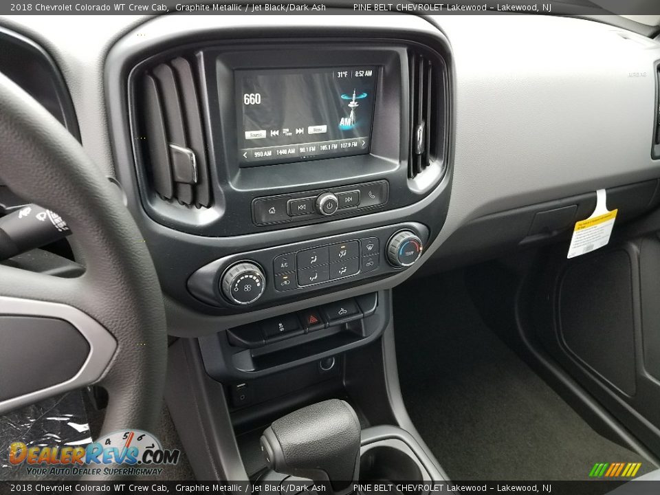 Controls of 2018 Chevrolet Colorado WT Crew Cab Photo #10