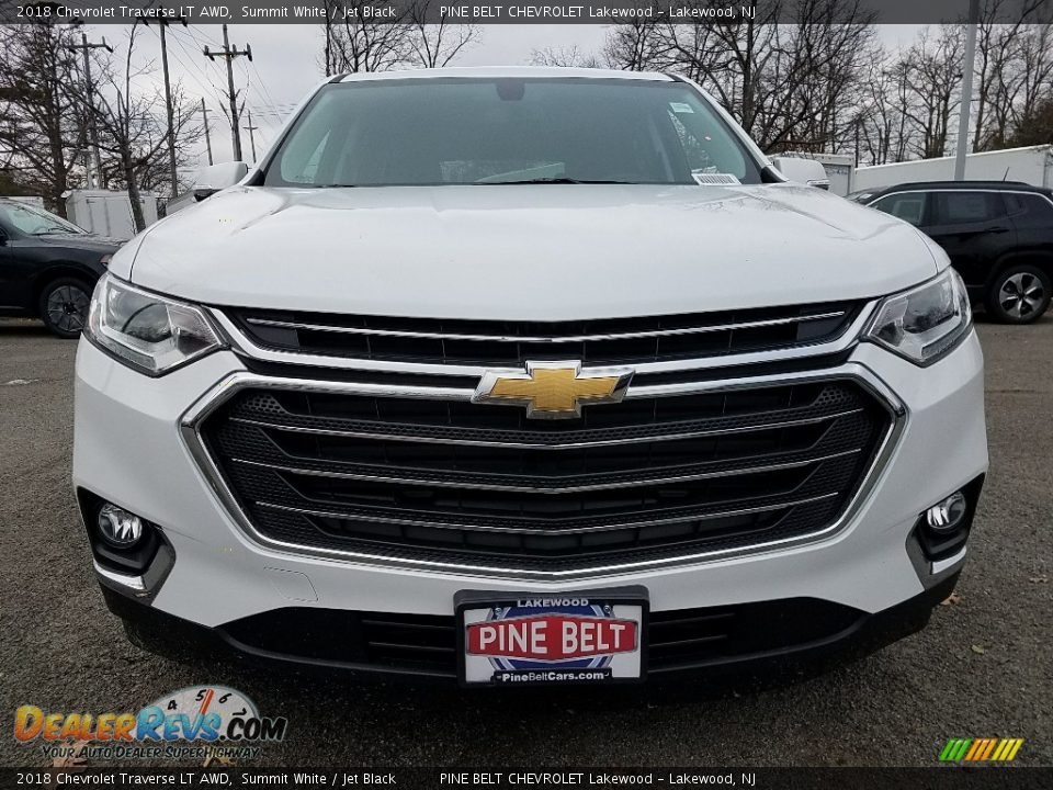 2018 Chevrolet Traverse LT AWD Summit White / Jet Black Photo #2