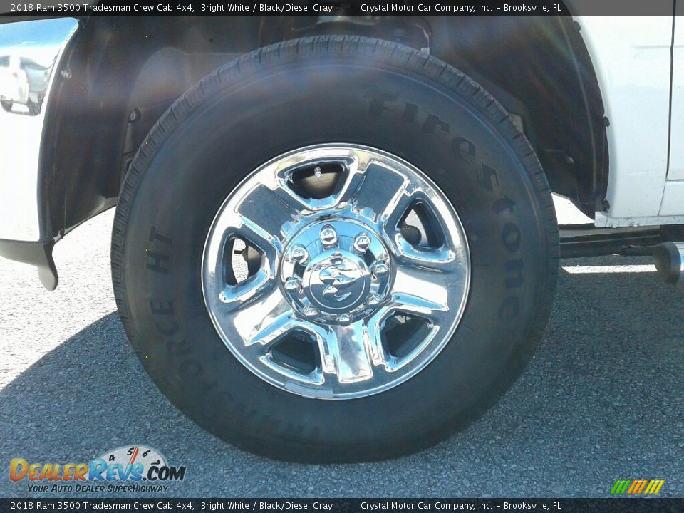 2018 Ram 3500 Tradesman Crew Cab 4x4 Bright White / Black/Diesel Gray Photo #20