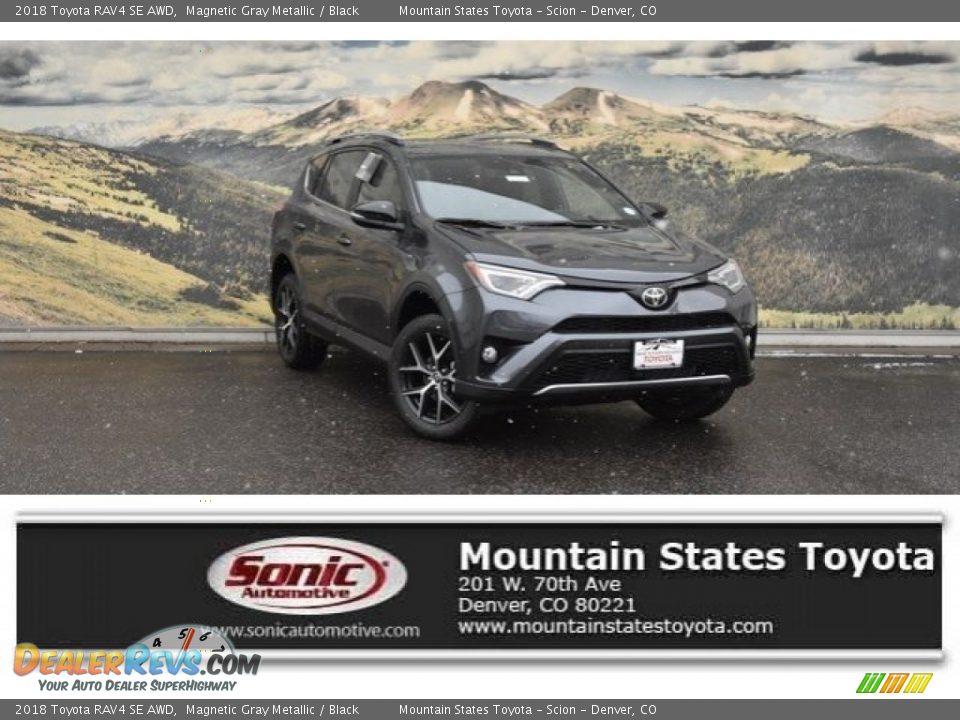 2018 Toyota RAV4 SE AWD Magnetic Gray Metallic / Black Photo #1
