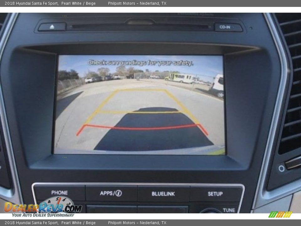 2018 Hyundai Santa Fe Sport Pearl White / Beige Photo #15