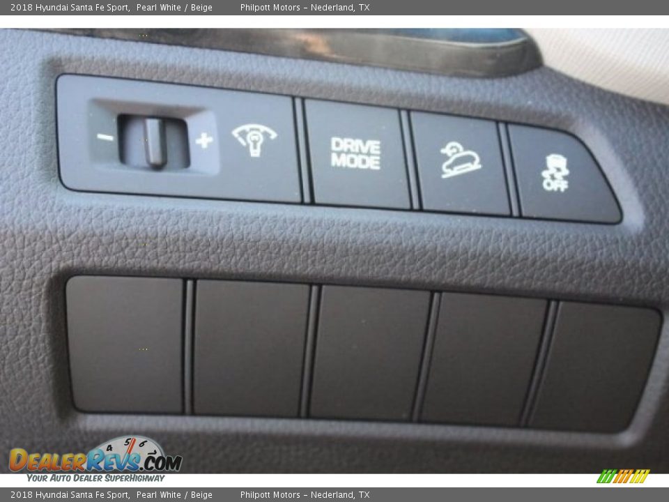 2018 Hyundai Santa Fe Sport Pearl White / Beige Photo #22