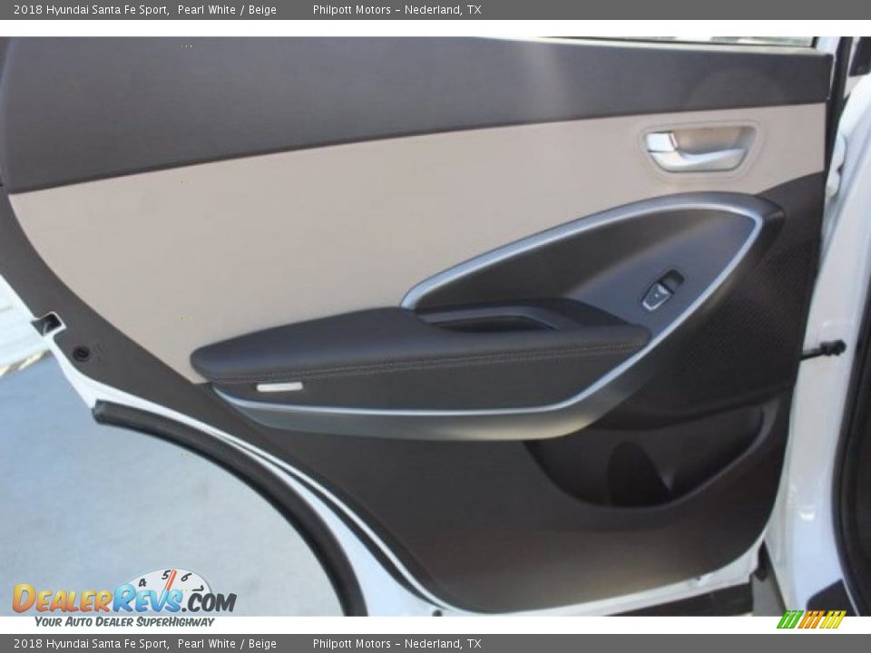 2018 Hyundai Santa Fe Sport Pearl White / Beige Photo #24