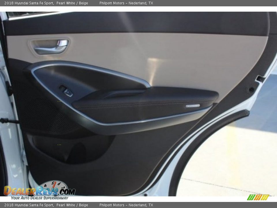 2018 Hyundai Santa Fe Sport Pearl White / Beige Photo #28